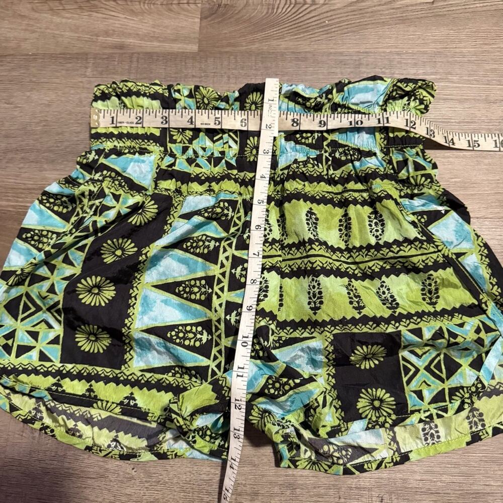 Free People Movement The Way Home Shorts Green Aztec Size Small - Picture 4 of 7